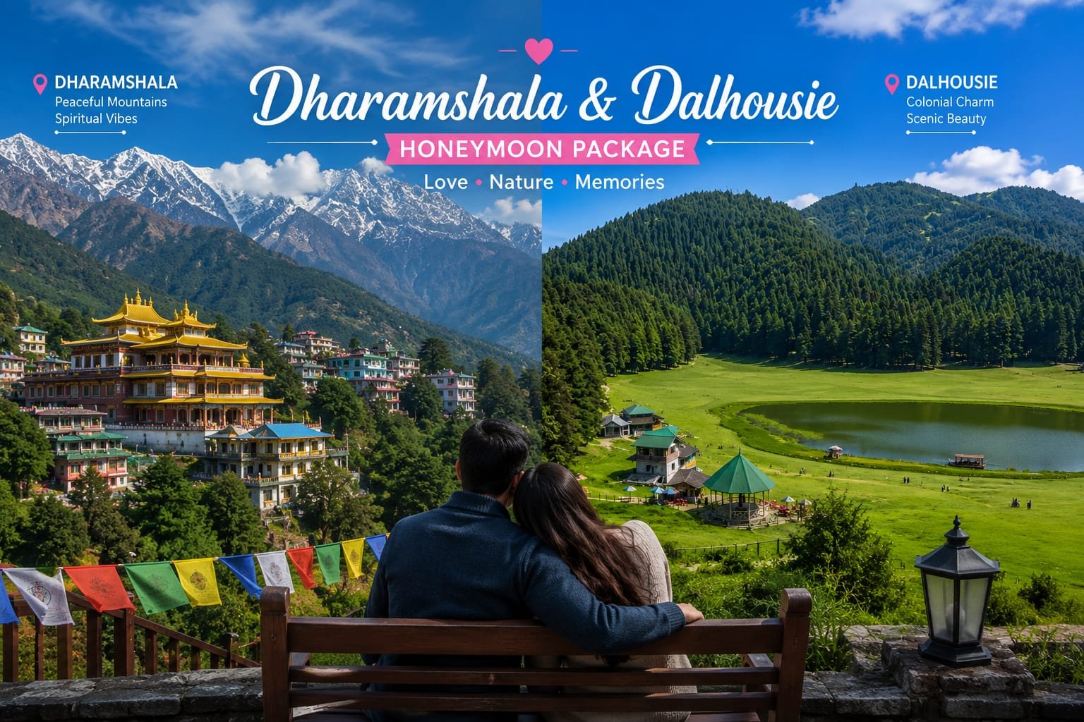 Dharamshala Dalhousie Honeymoon Tour